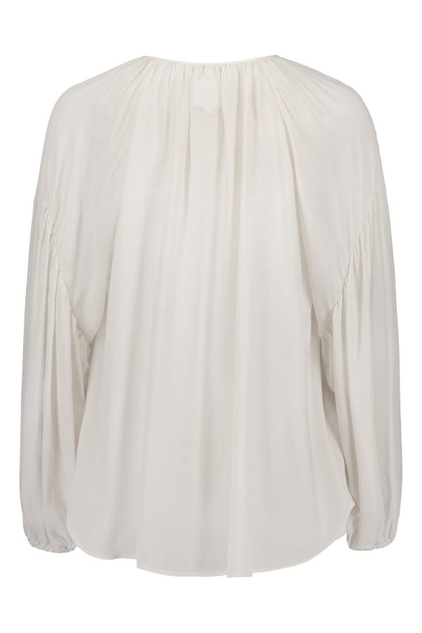 USVA crepe blouse in cream Online