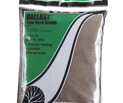 Dark Brown Fine Ballast - Woodland Scenics Supply