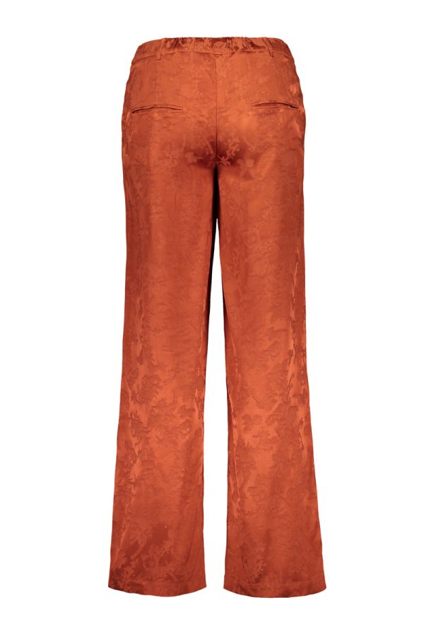 RUSKA wide pleat pants in copper Hot on Sale