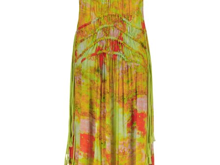 REIDAR plisse maxi slip dress - UNIQUE PIECE Discount