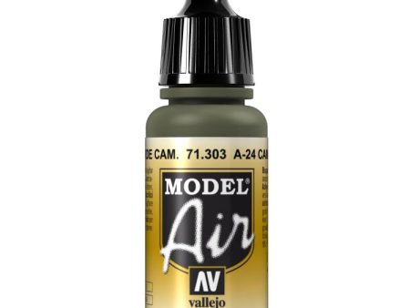 A-24M Camouflage Green 17ml - Model Air For Discount