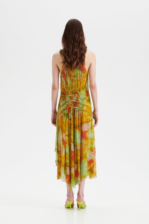 REIDAR plisse maxi slip dress - UNIQUE PIECE Discount