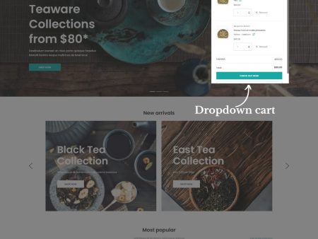 BigCommerce Add-on: Ajax Dropdown Cart Hot on Sale