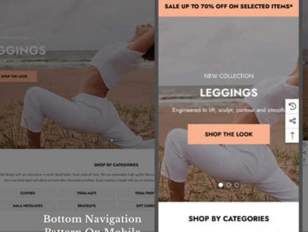 BigCommerce Add-on: Bottom Navigation Pattern On Mobile Hot on Sale