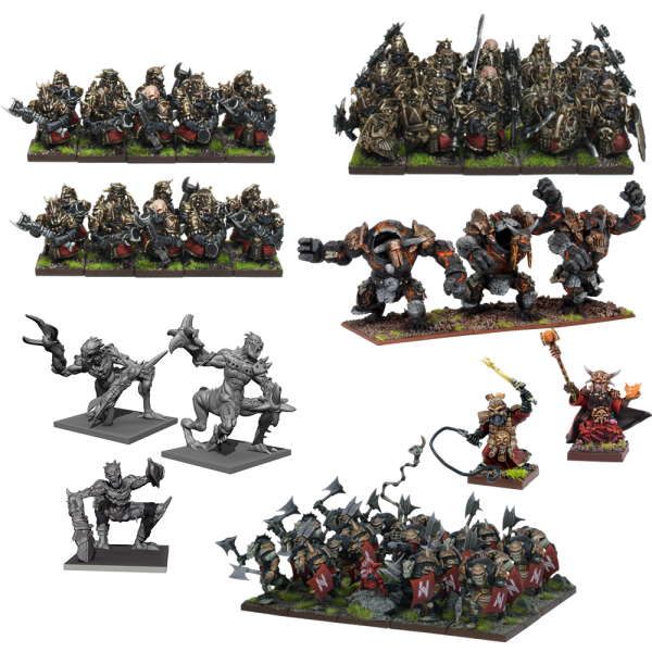 Abyssal Dwarf Mega Army (2020 Edition) - Kings Of War Hot on Sale