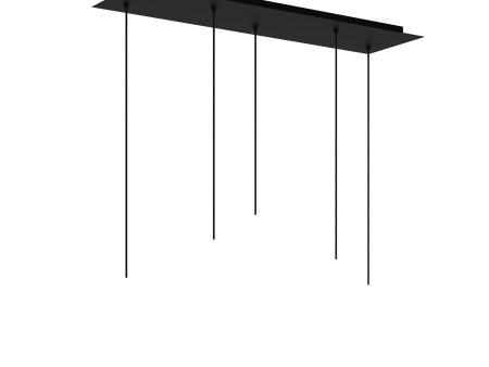 Lacuna 5 Light Staggered Rectangular Canopy For Discount