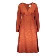 RUSKA dress in copper Hot on Sale