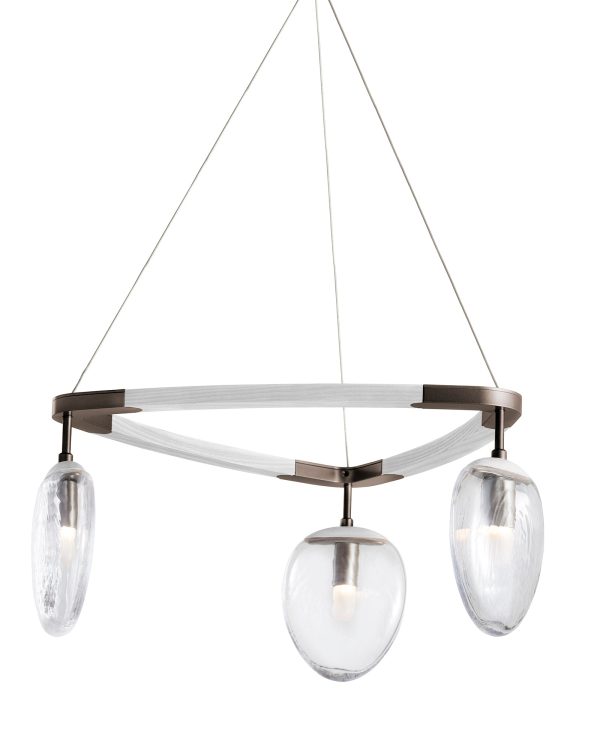 3 Light Foliole Chandelier Online Sale