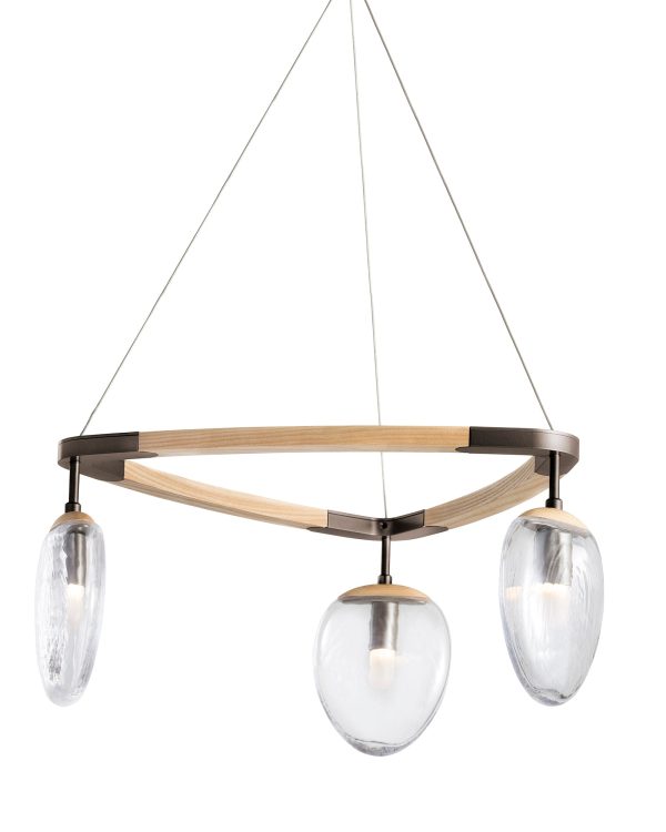 3 Light Foliole Chandelier Online Sale