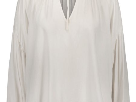 USVA crepe blouse in cream Online