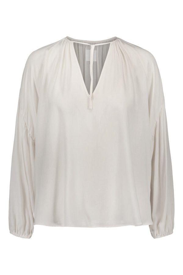 USVA crepe blouse in cream Online